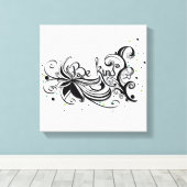 優しくせよ感動的書引用文 キャンバスプリント (インサイチュ (ウッドフロア))