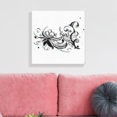 優しくせよ感動的書引用文 キャンバスプリント (インサイチュ (リビング))