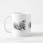 優しくせよ感動的書引用文 コーヒーマグカップ (左)