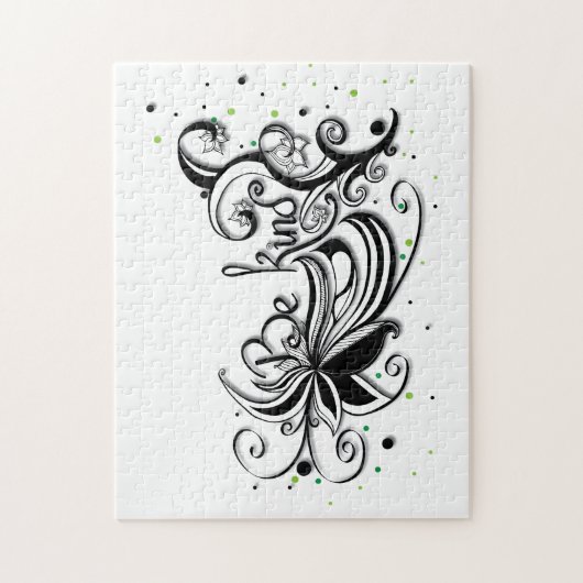 優しくせよ感動的書引用文 ジグソーパズル (縦)