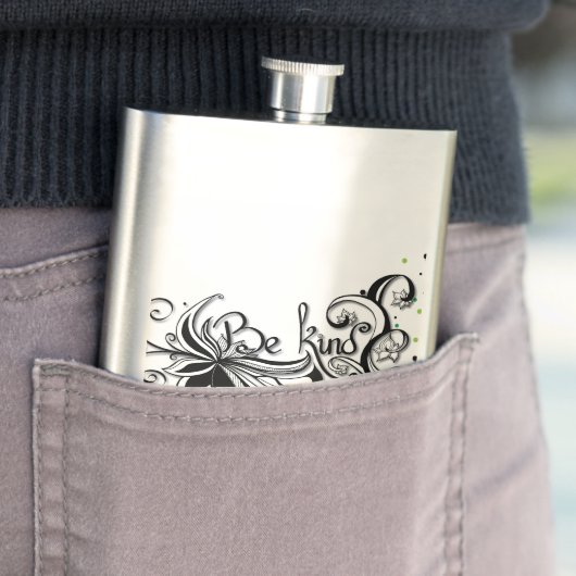 優しくせよ感動的書引用文 フラスク (インサイチュ)