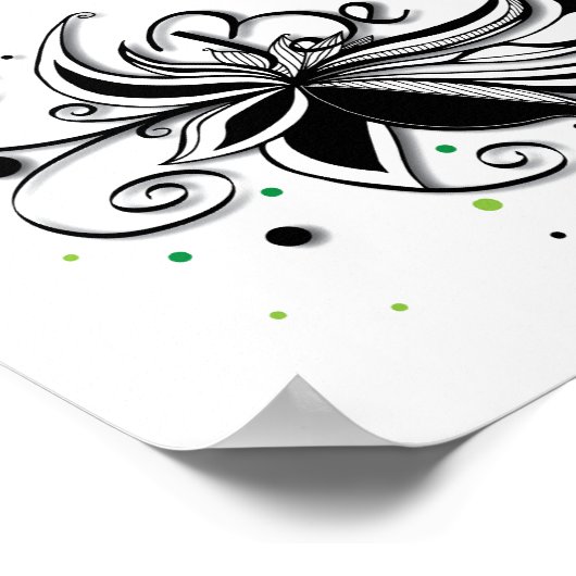 優しくせよ感動的書引用文 ポスター (角)