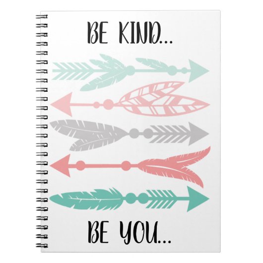 優しくなりたい引用文 ノートブック (正面)