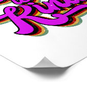 優しくカッコいいする – アイスクリームヴィンテージレトロ夏 ポスター (角)