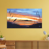 優しくカピティの上に キャンバスプリント (インサイチュ (リビング))