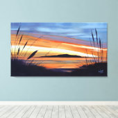 優しくカピティの上に キャンバスプリント (インサイチュ (ウッドフロア))