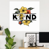 優しくデザインされている ポスター (ホームオフィス)