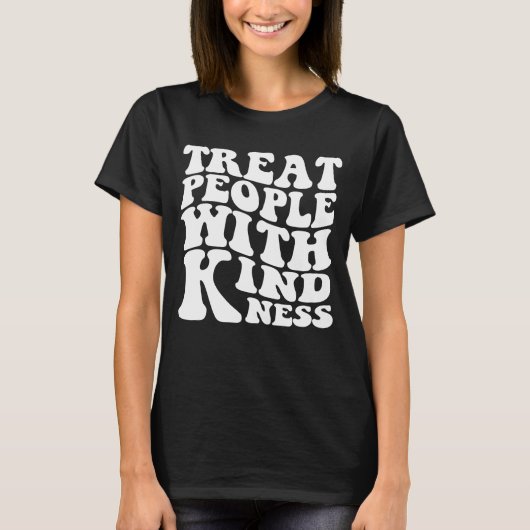 優しく人と接する Tシャツ (正面)