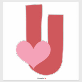 優しく愛された[手紙U] シール