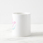 優しく愛らしいタイポグラフィ コーヒーマグカップ (中央)
