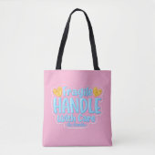 💖 優しく扱ってトートバッグ 👜✨ トートバッグ (正面)