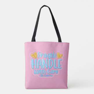 💖 優しく扱ってトートバッグ 👜✨ トートバッグ