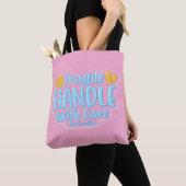 💖 優しく扱ってトートバッグ 👜✨ トートバッグ (クローズアップ)