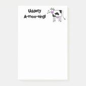 優しく歌うモー牛パン漫画デザイン ポストイット (正面)