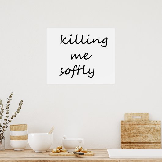 優しく殺す ポスター (キッチン)