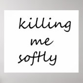 優しく殺す ポスター (正面)