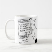 優しく演出し、それは荒れた夜だった コーヒーマグカップ (左)