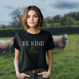 優しく生きよう ヴィーガン Tシャツ