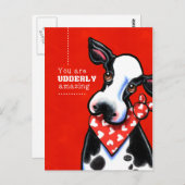 優しく素晴らしいスウィートカウ ポストカード (正面/裏面)