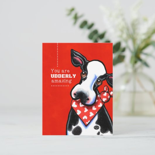 優しく素晴らしいスウィートカパーソナライズされたウ シーズンポストカード (スタンド正面)