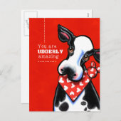 優しく素晴らしいスウィートカパーソナライズされたウ シーズンポストカード (正面/裏面)