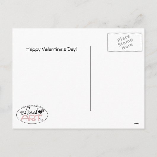 優しく素晴らしいスウィートカパーソナライズされたウ シーズンポストカード (裏面)