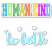 優しく親切な人間である シール (正面)