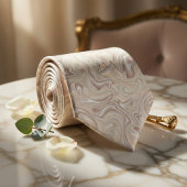 優しく軽度のベージュ ネクタイ