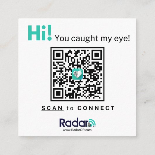 優しく輝いて!正方形の名刺 スクエア名刺 (裏面)