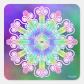 優しく、優しく スクエアシール (正面)