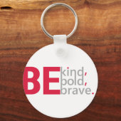 優しく、勇気はっきりしたある キーホルダー (正面)