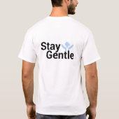 優しく、穏やかに過ごす感動的- Tシャツ (裏面)