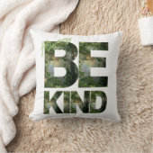 優しく – 美はっきりしたしいジャングルの文字 クッション (ブランケット)