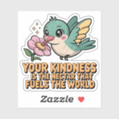 優しさが世界のステッカーを燃やす シール (シート)