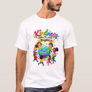 優しさが世界を明るくする Tシャツ