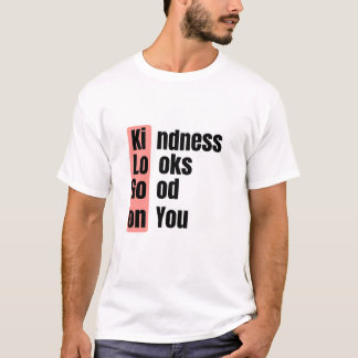 優しさが似合うあなたに クオートTシャツ Tシャツ