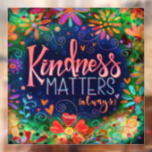 優しさが大切 「インスピリビティ」 ウィンドウステッカー ウィンドウサイン (シート2)