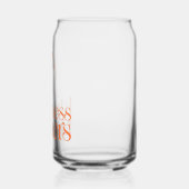 優しさが大切 - ハート＆ハンズ デザインのキャングラス ガラス缶 (左)