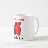 優しさが私たちにコーヒーマグを縛る コーヒーマグカップ (正面右)