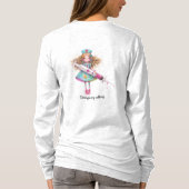 優しさが私の使命 - 看護師 Tシャツ (裏面)