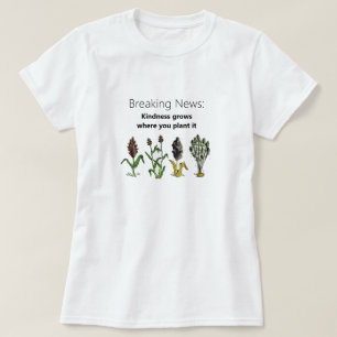 優しさが育つ白 Tシャツ