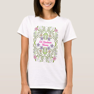 「優しさが花開く」フラワーレディースTシャツ Tシャツ