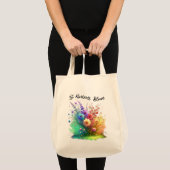 優しさが花開く フラワー トートバッグ (正面(商品))