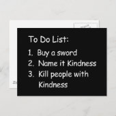 優しさで人々を癒す ポストカード (正面/裏面)