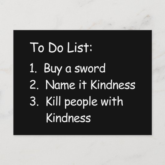 優しさで人々を癒す ポストカード (正面)