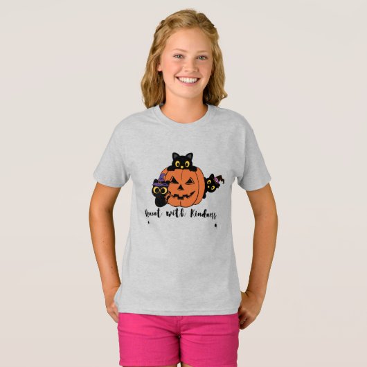 “優しさで実りを”ハロウィン キッズTシャツ Tシャツ (正面フル)