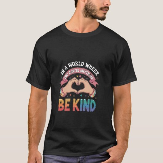 優しさで差をつけろ 前向きになれる名言 Tシャツ (正面)
