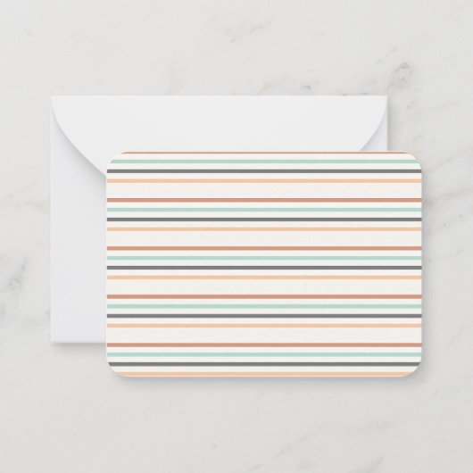 優しさで教える - 先生へのバレンタインカード ノートカード (裏面)