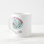 優しさと共に花開く 野の花 コーヒーマグカップ (正面左)