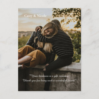 優しさと感謝 ポストカード